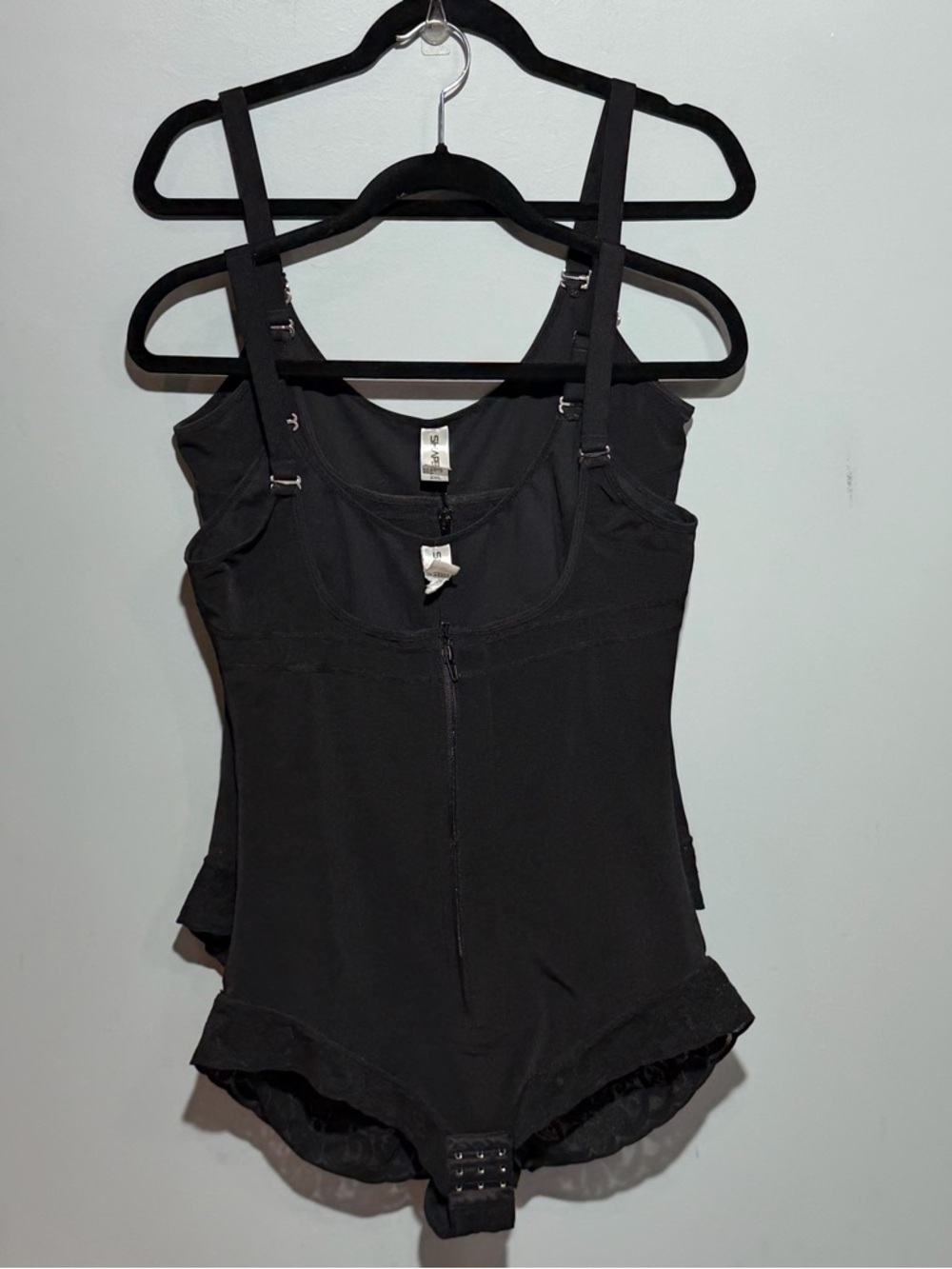 Set of 2 Shaperx Zipper front Open Bust Shapewear Shaper Body Suit